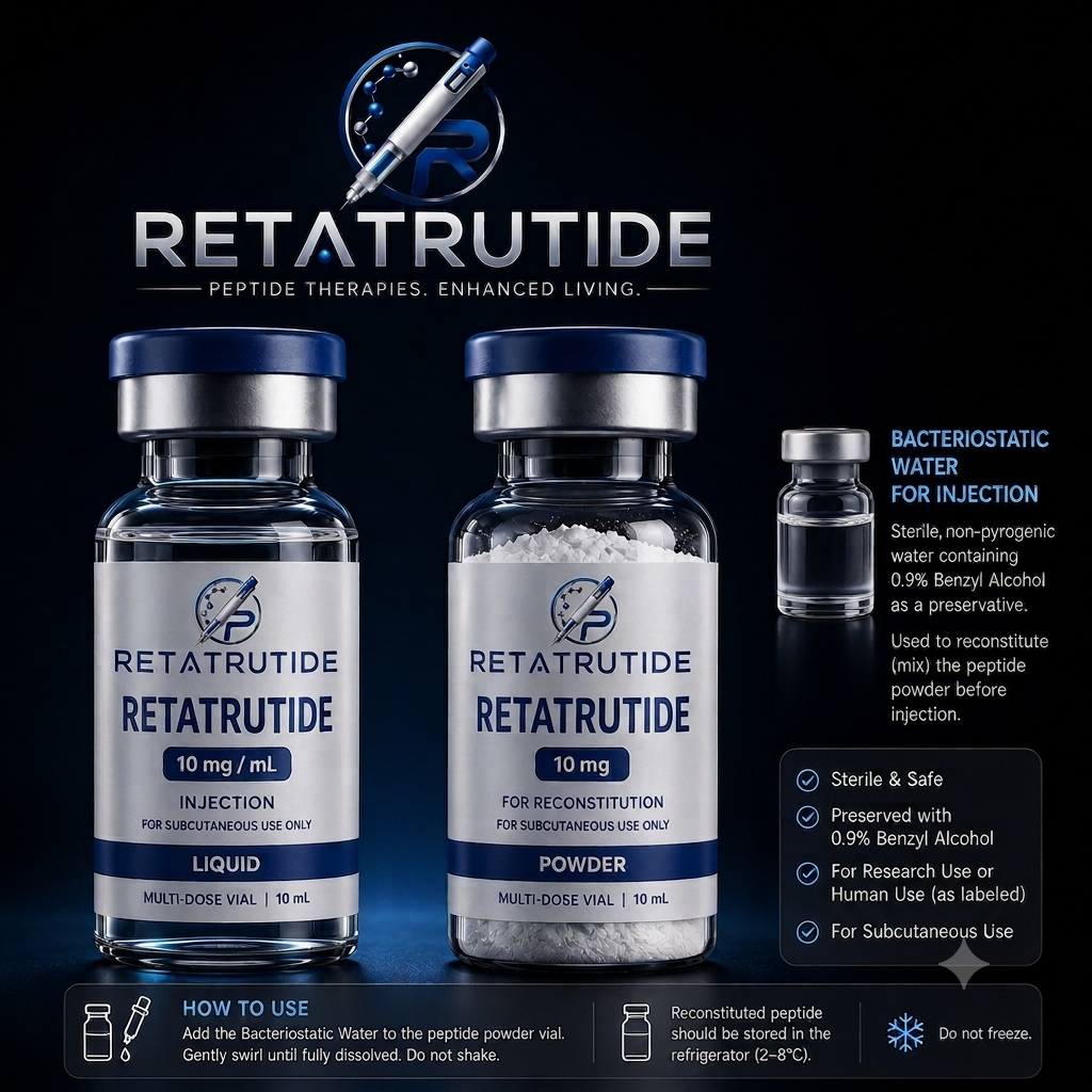 RETATRUTIDE ( Powder + Bacteriostatic water )